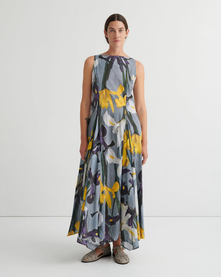 Signify Floral Voile Maxi Dress – Iris
