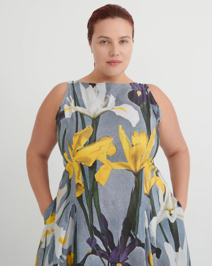 Signify Floral Voile Maxi Dress – Iris