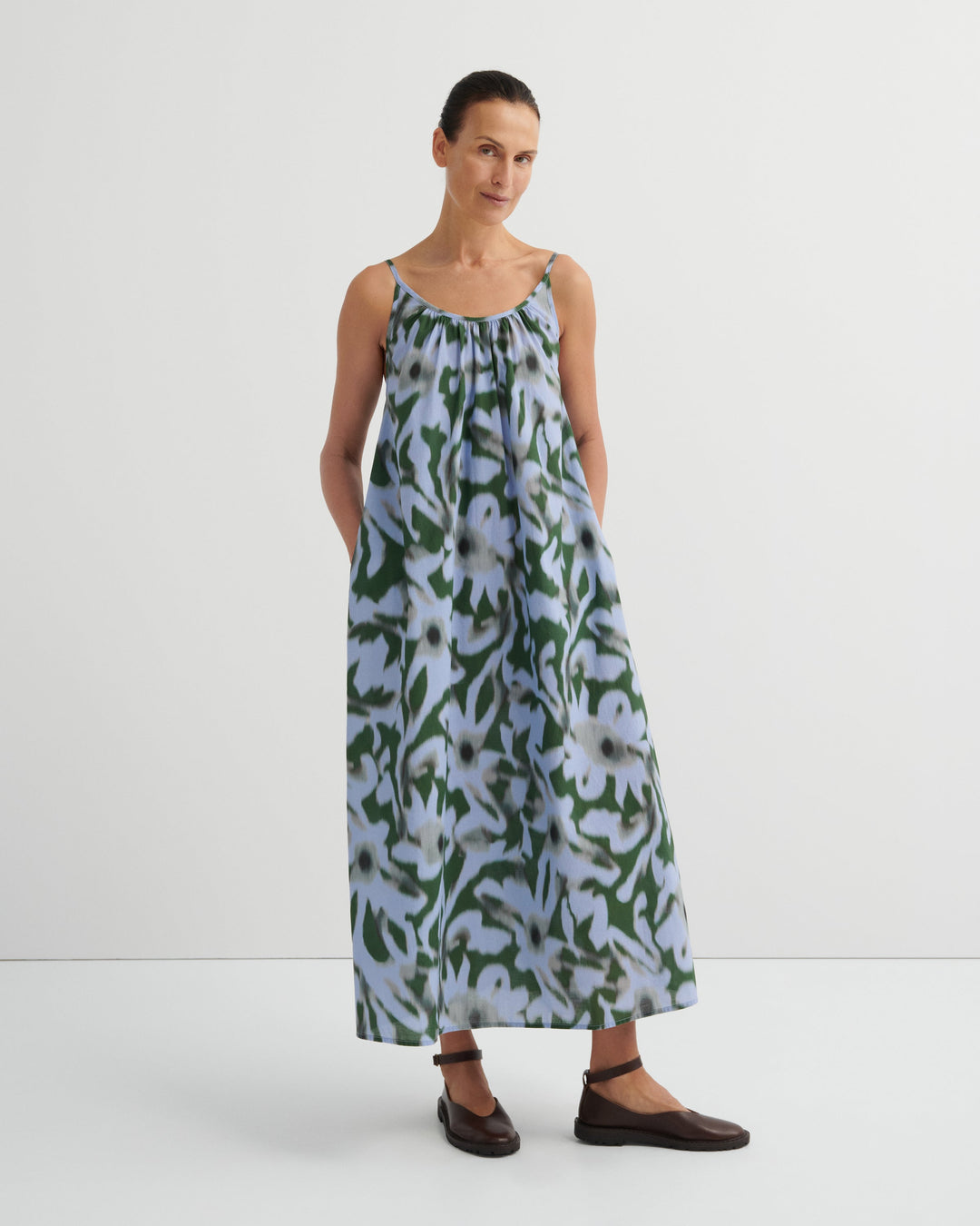 Sunset Strappy Floral Summer Dress – Misty Floral