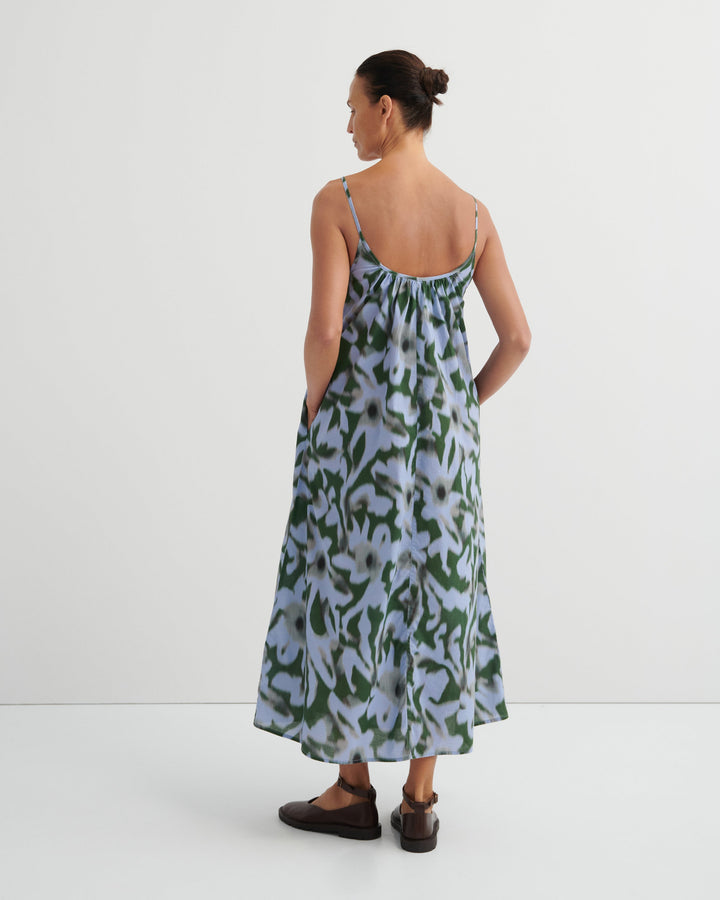 Sunset Strappy Floral Summer Dress – Misty Floral