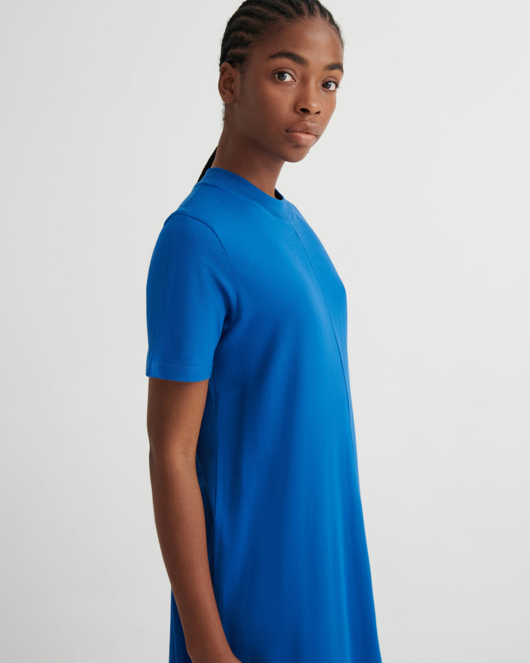 Topic Panelled A-Line Maxi Dress – Blue Orchid