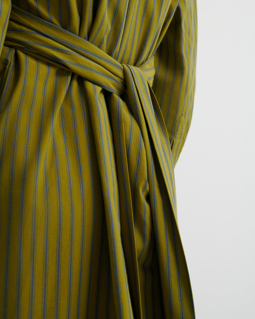 Twist Long-Sleeve Striped Shirt Dress – Artisan Stripe